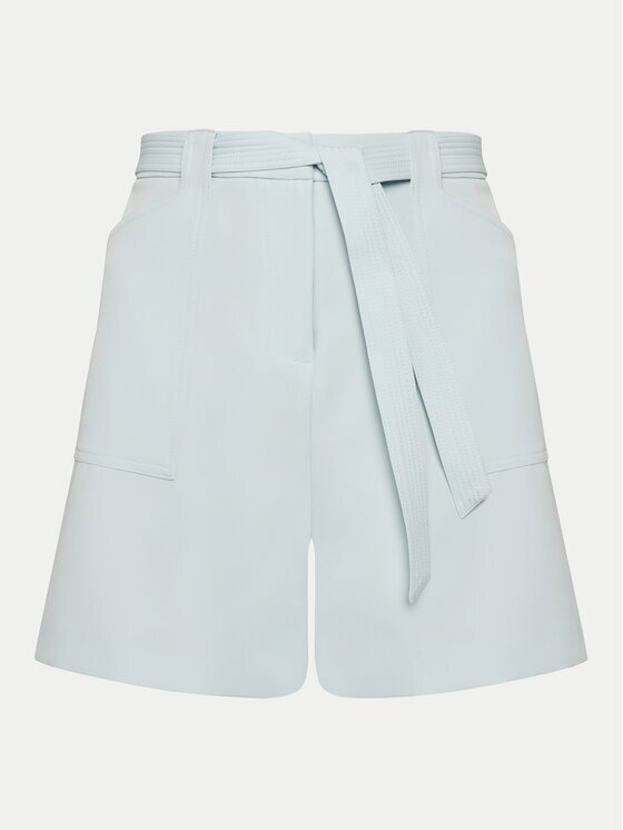 GUESS Pantalon scurți din material W5GD0I WH9Y2 Albastru celest Classic Fit