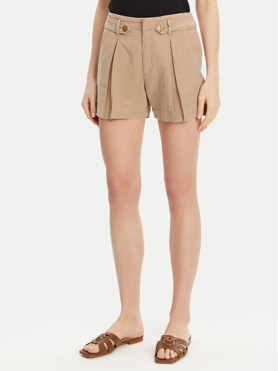 GUESS Pantalon scurți din material W5GD1J WG8N0 Relaxed Fit