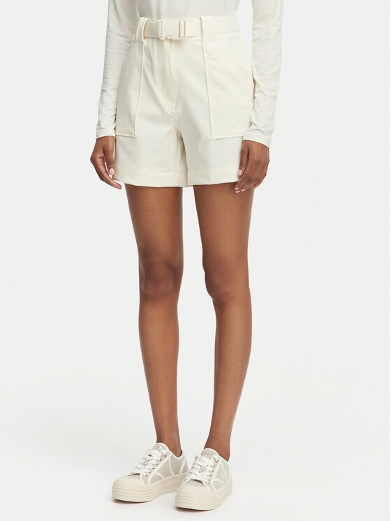 GUESS Pantalon scurți din material W6GD01 W1415 Regular Fit