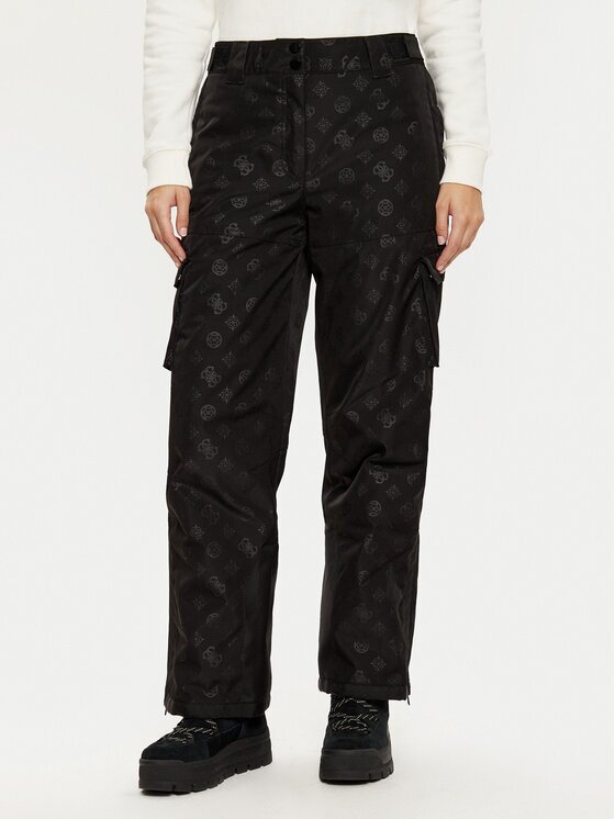 GUESS Pantaloni de schi W4PB60 WH0K0 Regular Fit