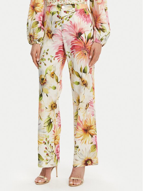 GUESS Pantaloni din material W5GB46 WG4G0 Regular Fit