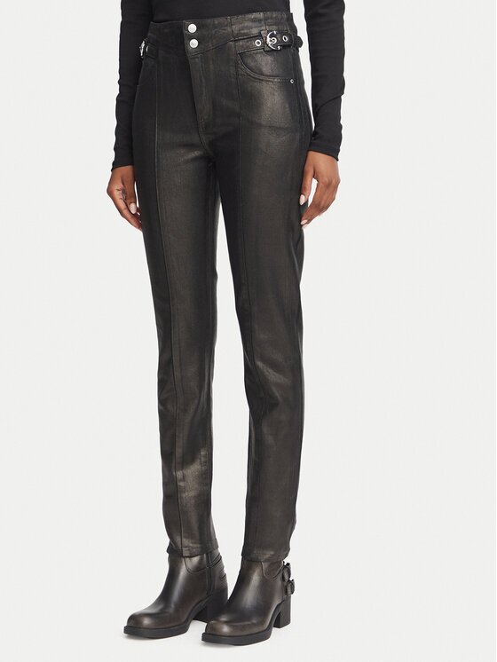 GUESS Pantaloni din material W6BA32 D2086 Slim Fit