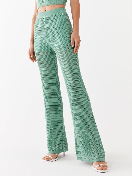 GUESS Pantaloni din material Yasmina W3GB01 Z2WK0 Relaxed Fit