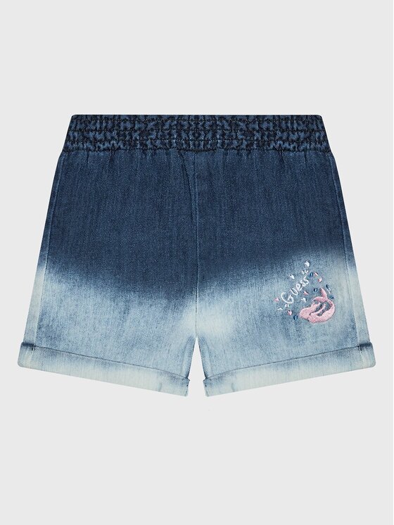 GUESS Pantaloni scurți de blugi K3GD14 D50Z0 Relaxed Fit