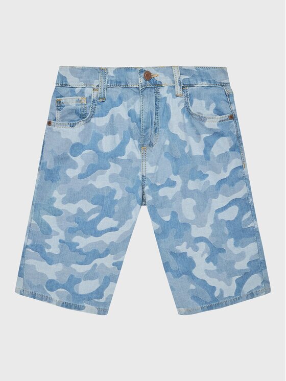 GUESS Pantaloni scurți de blugi L3GD16 D4ZV0 Regular Fit