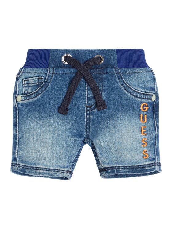 GUESS Pantaloni scurți de blugi N3GD10 D4CA0 Regular Fit