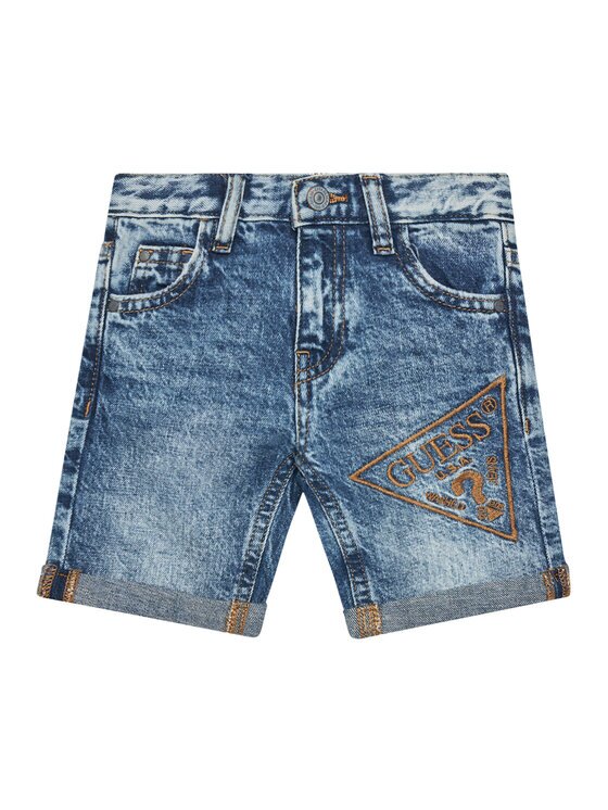 GUESS Pantaloni scurți de blugi N5GD16 D41E0 Regular Fit