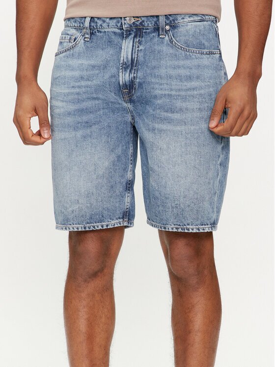 GUESS Pantaloni scurți de blugi Rodeo M4GD27 D5AY2 Slim Fit