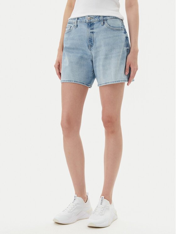 GUESS Pantaloni scurți de blugi W5GD1A D4K30 Regular Fit