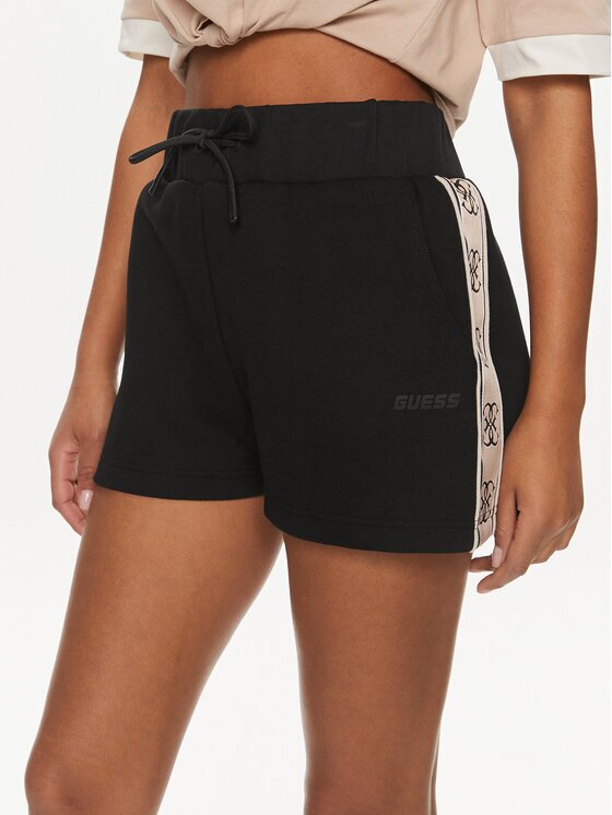 GUESS Pantaloni scurți sport Britney V3GD13 KB3P2 Loose Fit