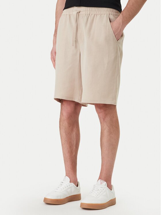 GUESS Pantaloni scurți sport F6GD01 WN202 Regular Fit