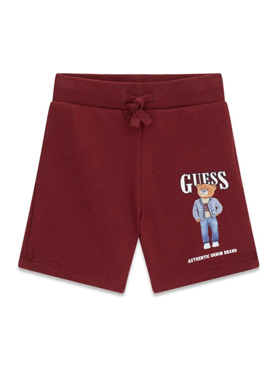 GUESS Pantaloni scurți sport N6RD02 KAD74 Regular Fit
