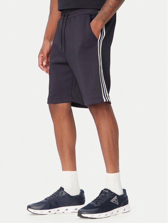 GUESS Pantaloni scurți sport Z6YD05 K5008 Bleumarin Regular Fit