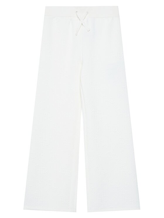 GUESS Pantaloni trening J5BQ11 K0742 Écru Wide Leg