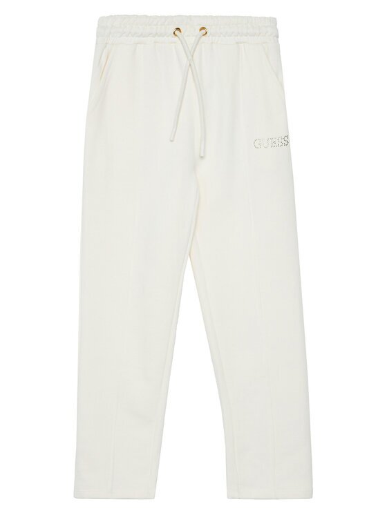 GUESS Pantaloni trening J5YQ17 KAV34 Écru Regular Fit