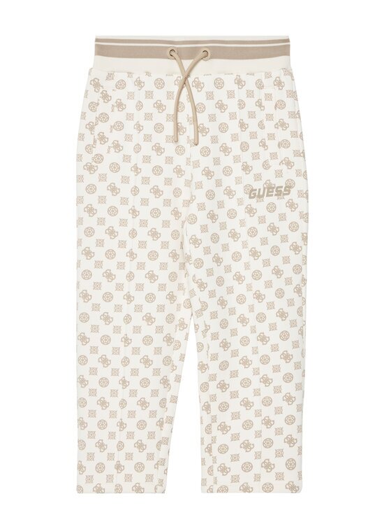 GUESS Pantaloni trening J5YQ34 KB212 Écru Regular Fit