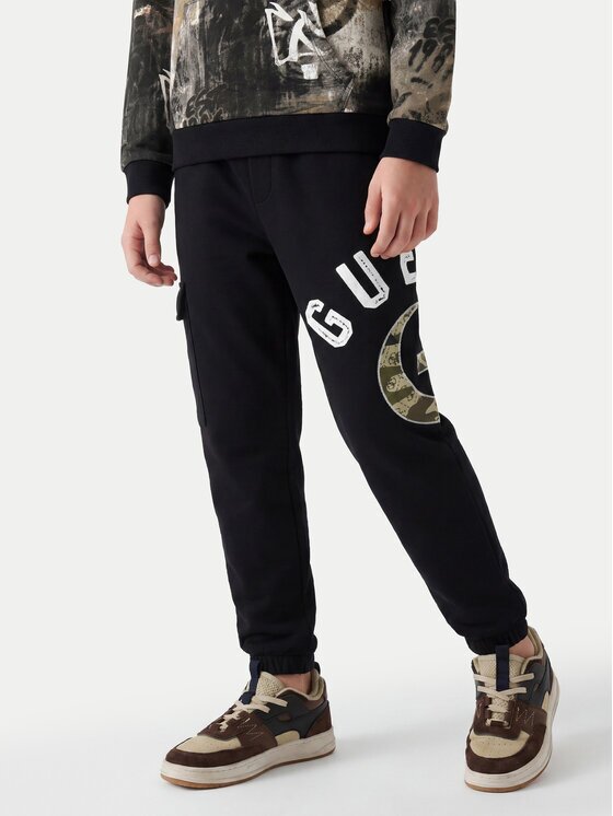 GUESS Pantaloni trening L6YB01 K4083 Regular Fit