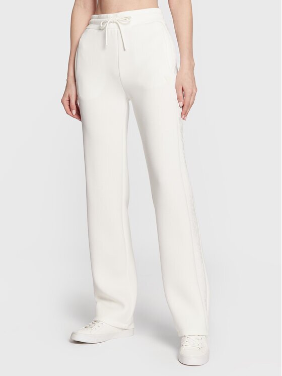 GUESS Pantaloni trening V3RB21 K7UW2 Écru Regular Fit