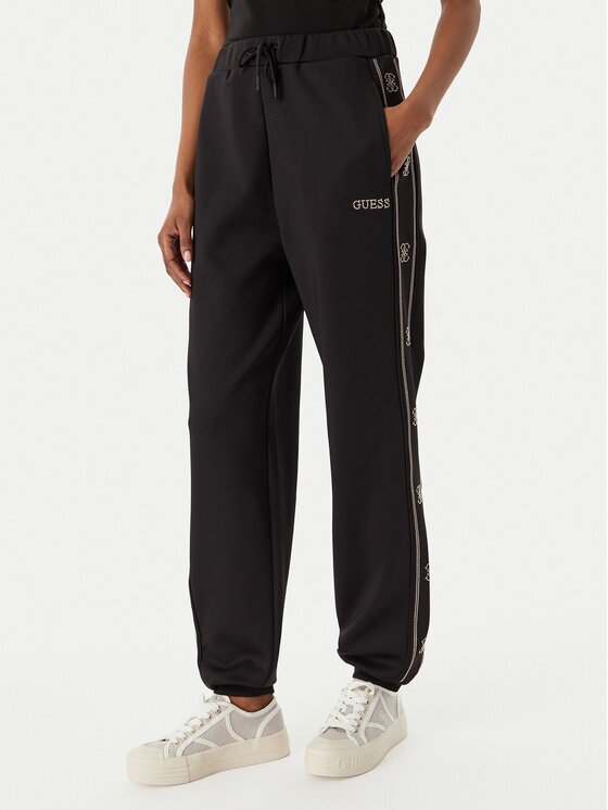 GUESS Pantaloni trening V5BB23 KCX22 Wide Leg