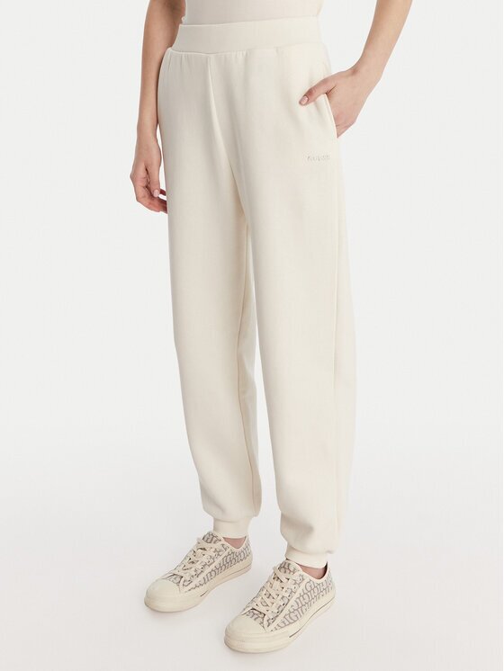 GUESS Pantaloni trening V6RB15 K9V31 Écru Regular Fit