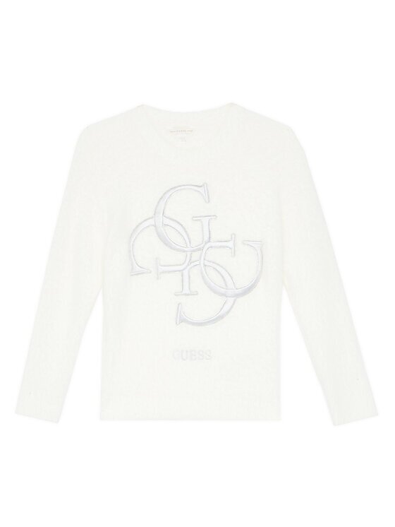 GUESS Pulover J5BR07 Z0720 Écru Regular Fit