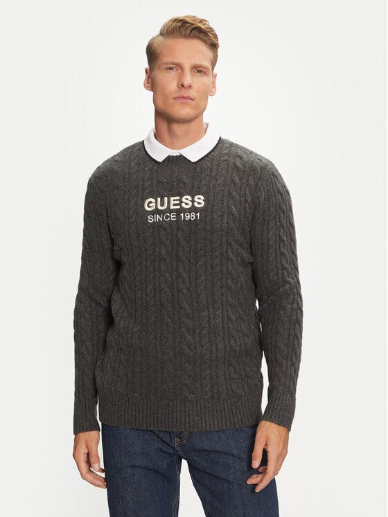 GUESS Pulover M4BR11 Z3HA2 Regular Fit