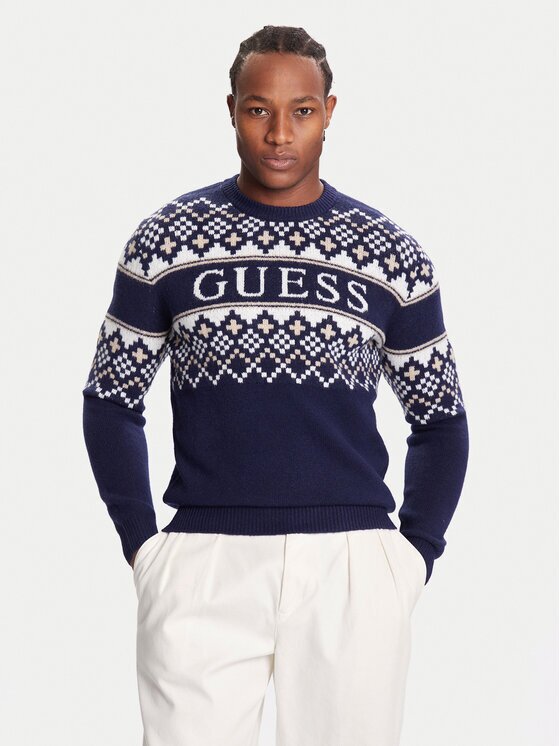 GUESS Pulover M5BR61 Z4142 Regular Fit