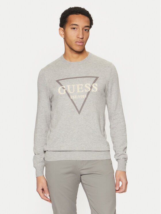 GUESS Pulover M5RR02 Z3KI1 Regular Fit