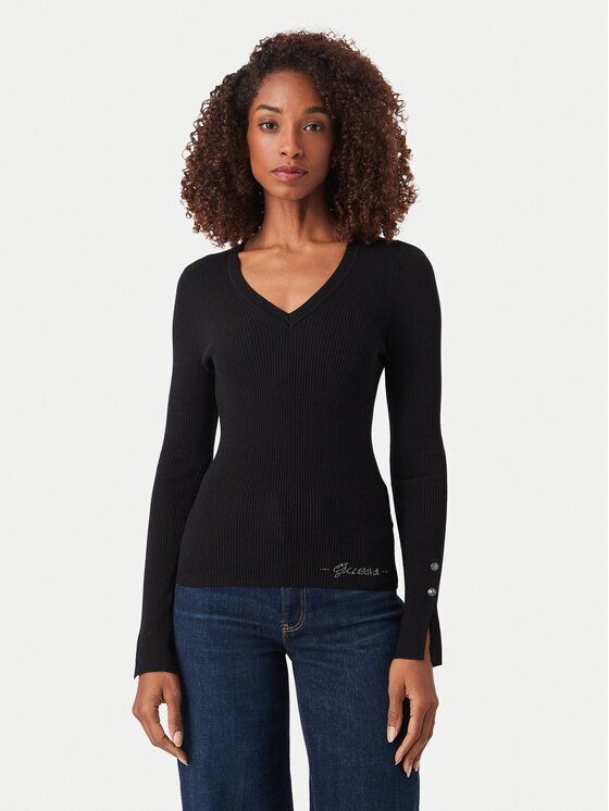 GUESS Pulover W6YR10 Z0949 Slim Fit