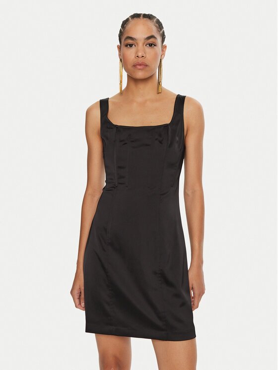 GUESS Rochie cocktail Sia W4BK0F WDEE2 Slim Fit