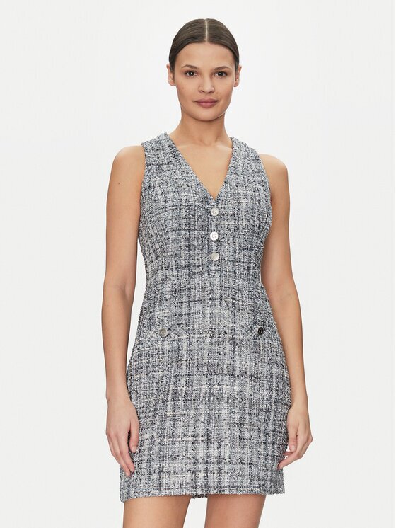 GUESS Rochie cocktail W5GK0E WH7I0 Bodycon Fit