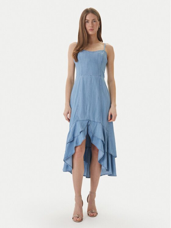 GUESS Rochie de blugi W6GK89 D0908 Slim Fit