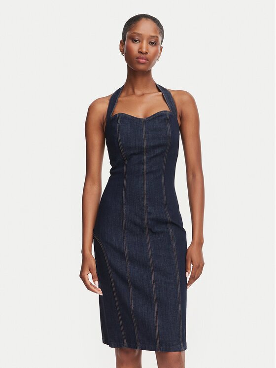 GUESS Rochie de blugi W6YK07 D1346 Slim Fit