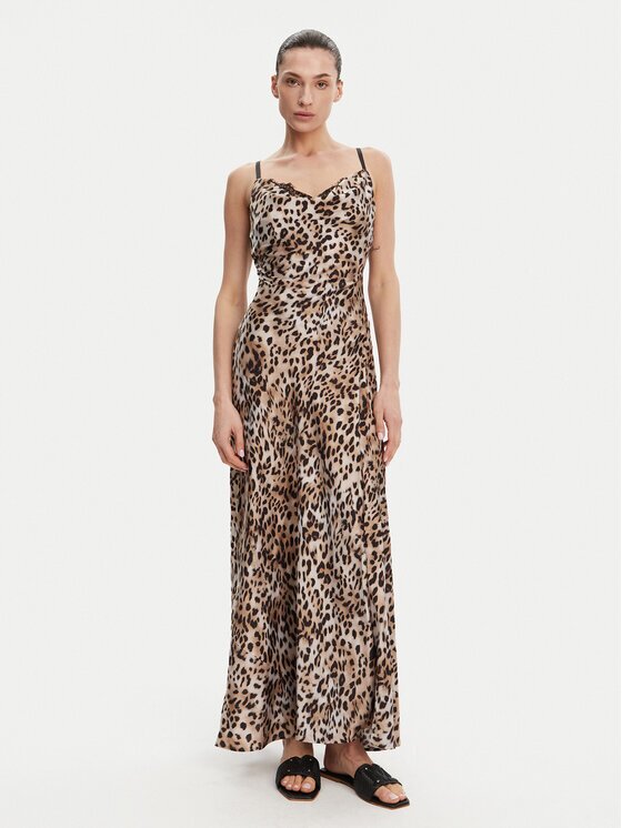 GUESS Rochie de seară W5GT10 WF1T2 Slim Fit