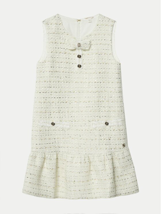 GUESS Rochie de zi J5RK05 WGXO0 Écru Regular Fit