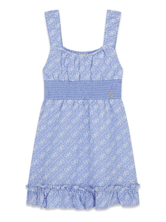 GUESS Rochie de zi J6GK22 WR300 Albastru celest Regular Fit