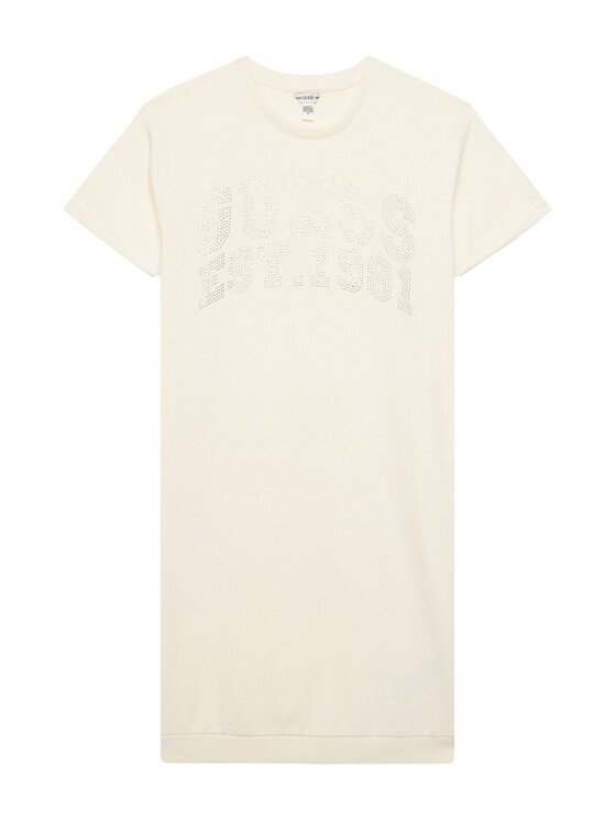 GUESS Rochie de zi J6RK00 KA6R4 Écru Regular Fit