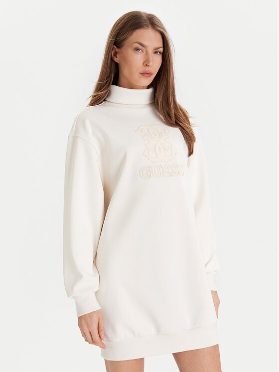 GUESS Rochie de zi V5YK07 KCX22 Écru Regular Fit
