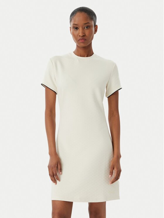 GUESS Rochie de zi V6GK07 K3002 Écru Regular Fit