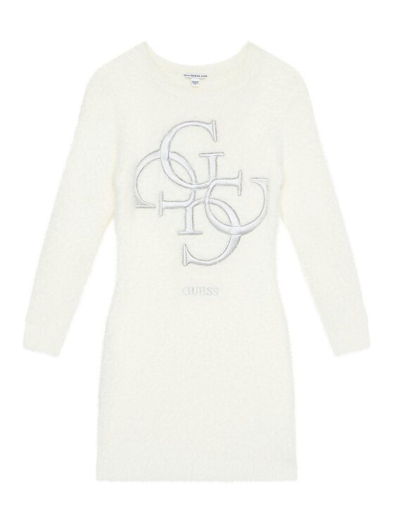 GUESS Rochie tricotată J5BK08 Z0720 Écru Regular Fit