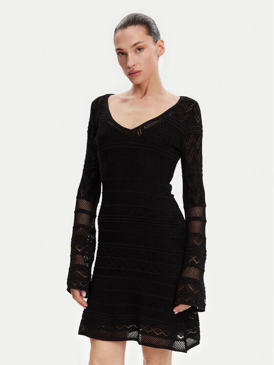 GUESS Rochie tricotată W5GK48 Z3E22 Slim Fit