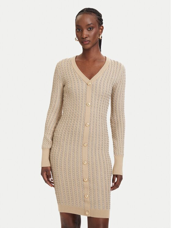 GUESS Rochie tricotată W5RK09 Z3KT0 Bodycon Fit