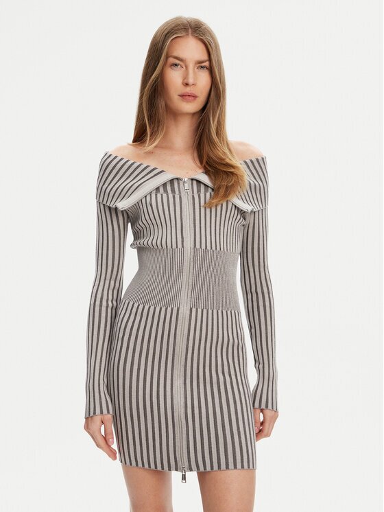 GUESS Rochie tricotată W5YK28 Z30I2 Slim Fit