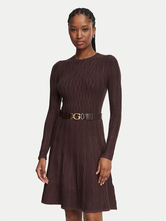 GUESS Rochie tricotată W6BK64 Z1569 Slim Fit