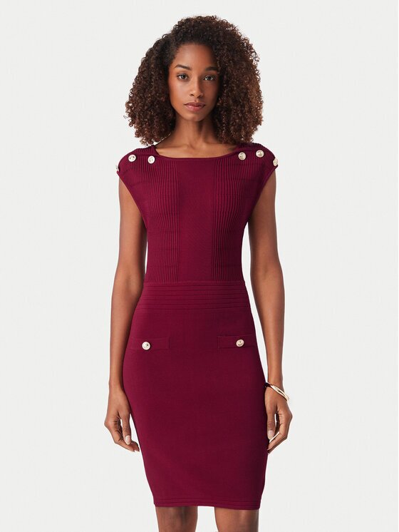 GUESS Rochie tricotată W6YK34 Z0969 Slim Fit