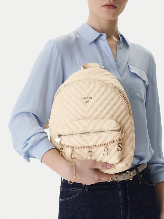GUESS Rucsac J4RZ17 WFZL0 Écru