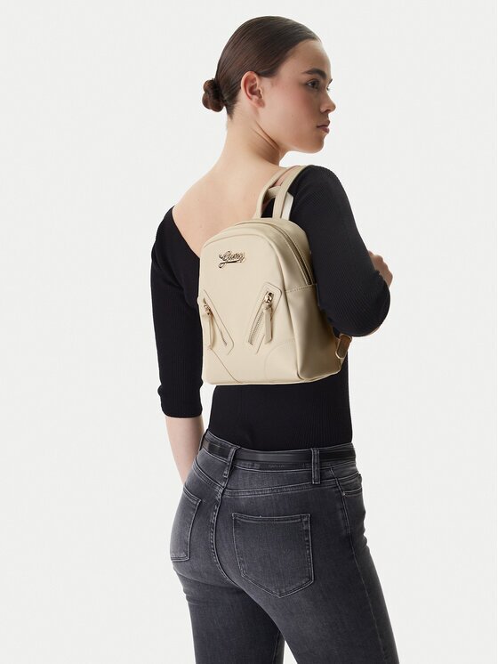 GUESS Rucsac J6RZ04 WH8M0 Écru