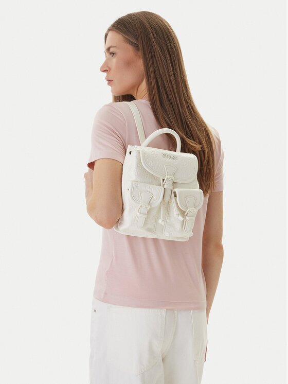 GUESS Rucsac V6GZ05 W2120 Écru