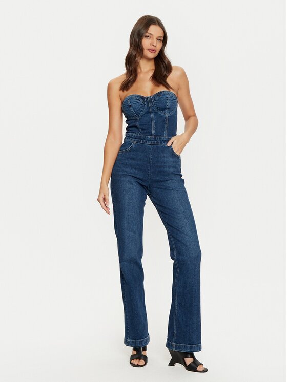 GUESS Salopetă W4PD1E D5JT1 Regular Fit