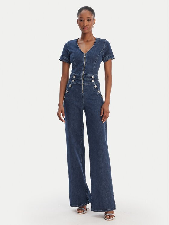 GUESS Salopetă W6RD94 D0911 Wide Leg